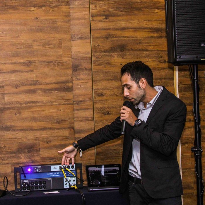 Presentación de equipo JBL y Soundcraft